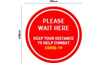 Floor decal - SF11: 450MM (W) X 450MM (H) $40