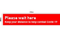 Floor decal - SF13:  600MM (W) X 125MM (H) $40